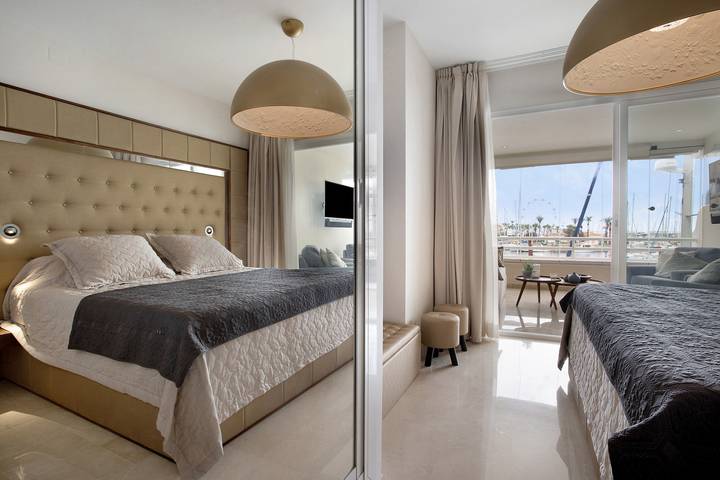 Apartamento "Puerto Marina Exclusive" con vistas al mar, piscina compartida y Wi-Fi Benalmádena Costa, Costa Del Sol